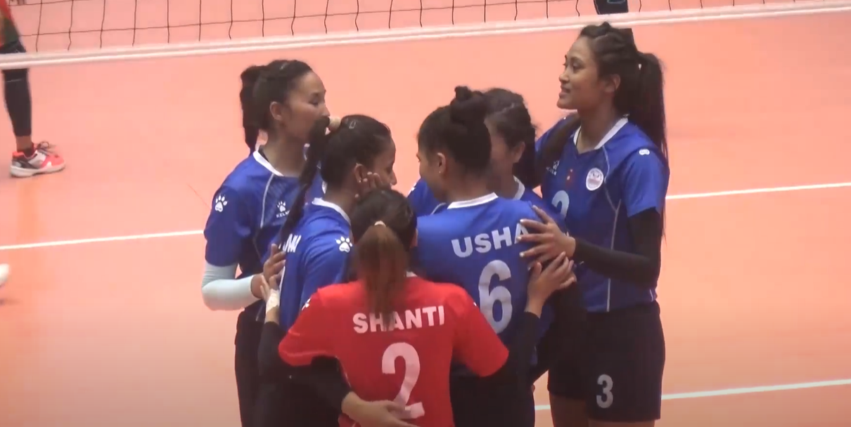 अन्तर्राष्ट्रिय महिला भलिबलमा नेपाल तेस्रो