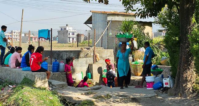 काकाकुल वीरेन्द्रनगर, चुलियो खानेपानीको संकट