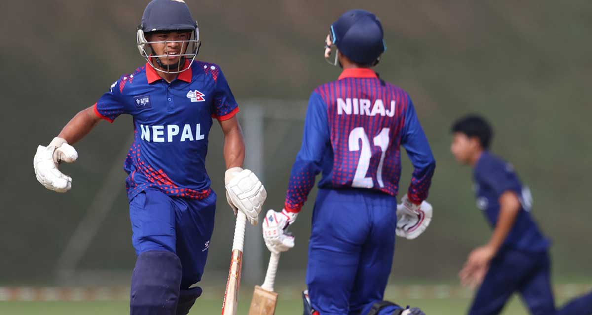 थाइल्यान्डविरुद्ध नेपालको सानदार जित