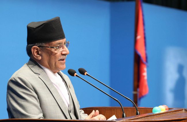 प्रधानमन्त्री दाहालद्वारा भारतकाे भ्रमणबारे सदनलाई जानकारी