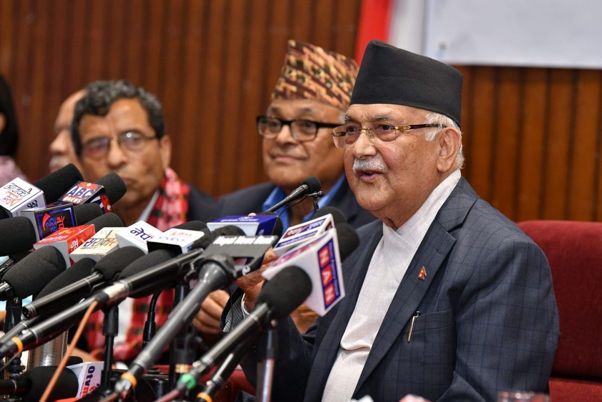 पार्टी फुटाउनेहरुको हबिगत देखिन थाल्यो, अस्तित्व नै समाप्त हुन लागेको छः केपी ओली