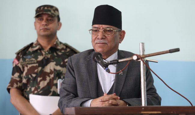 समाजवादी मोर्चा बन्छ, फेरि नयाँ नेकपा बनाउँछौं : प्रधानमन्त्री दाहाल