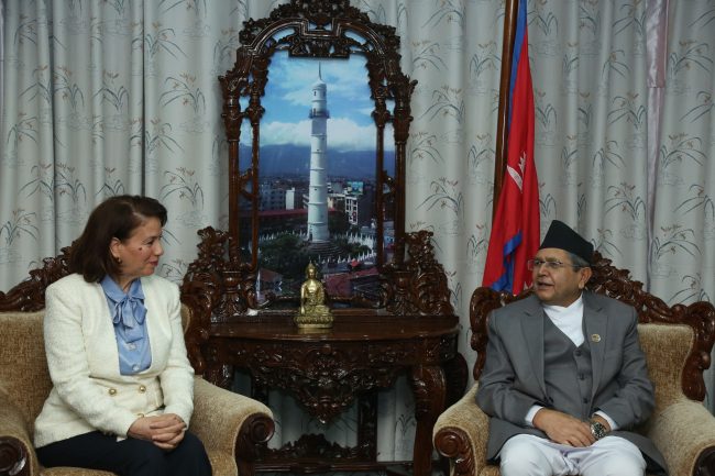 सभामुखसँग ट्युनिसियाका राजदूतको शिष्टाचार भेट