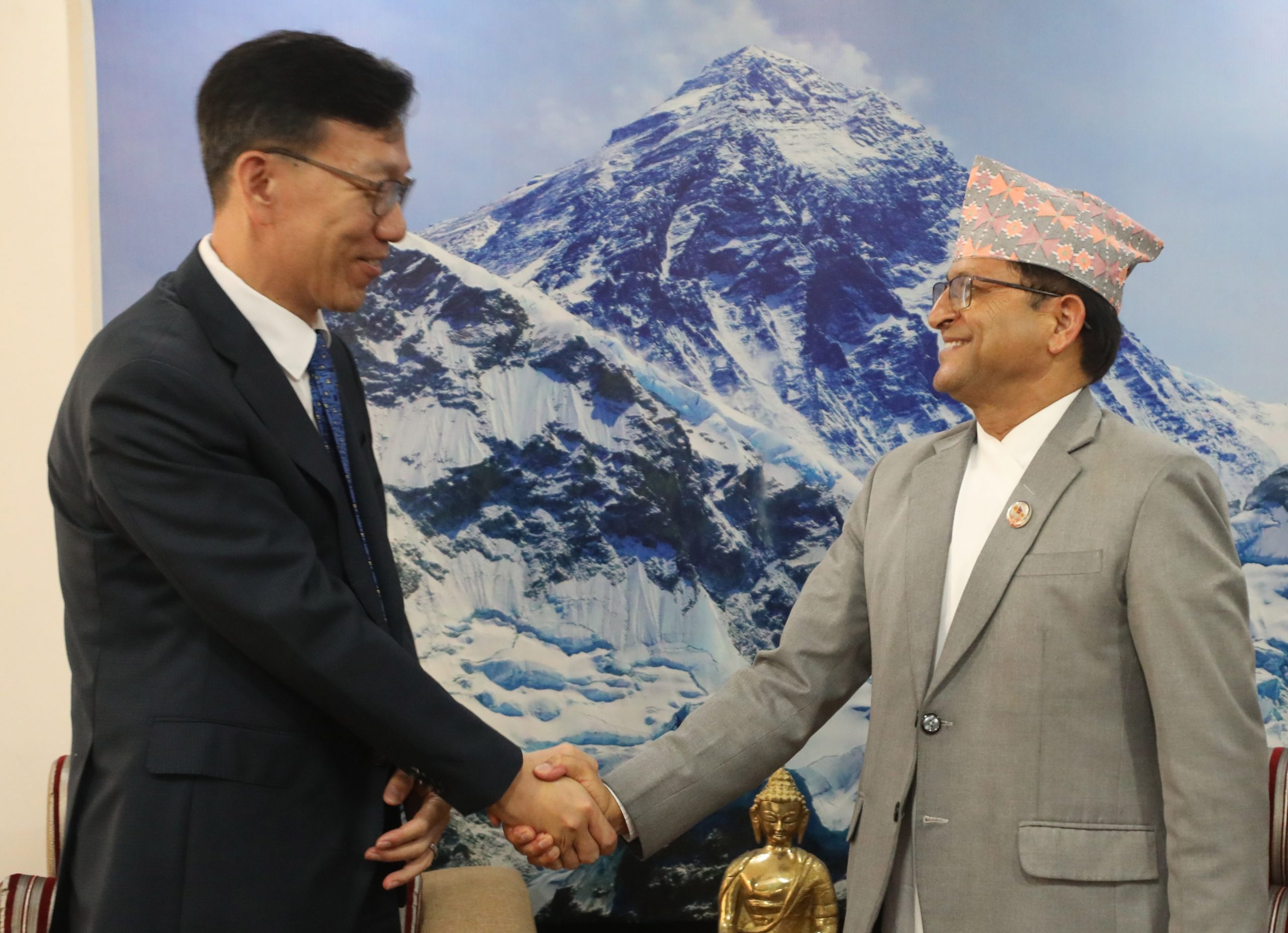 अध्यक्ष तिमिल्सिनासँग दक्षिण कोरियाली राजदूतको भेट 