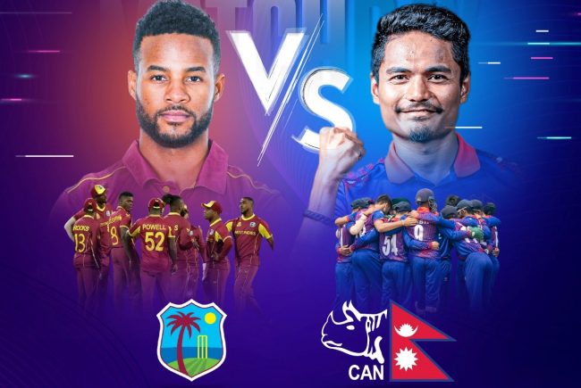 विश्वकप विजेता वेस्ट इन्डिजविरुद्धको खेलमा नेपालले टस जित्यो