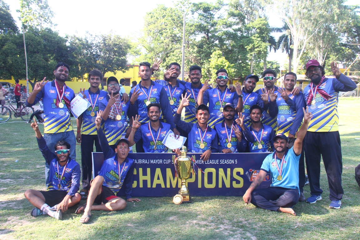 सप्तरी प्रिमियर लिगको उपाधि बजाज खडक वारियर्सलाई