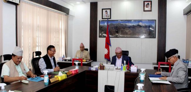 कोशी प्रदेश मन्त्रिपरिषद् बैठक- वार्षिक नीति तथा कार्यक्रम स्वीकृत