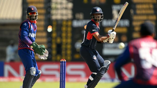 नेपाललाई २०८ रनको लक्ष्य