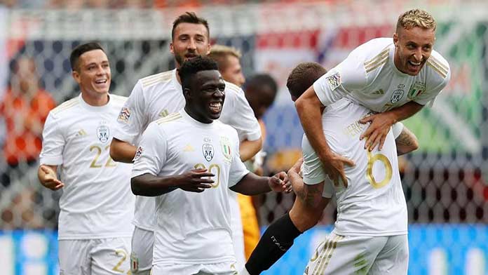 युइएफए नेसन्स लिगः नेदरल्याण्डलाई हराउँदै इटली तेस्रो स्थानमा