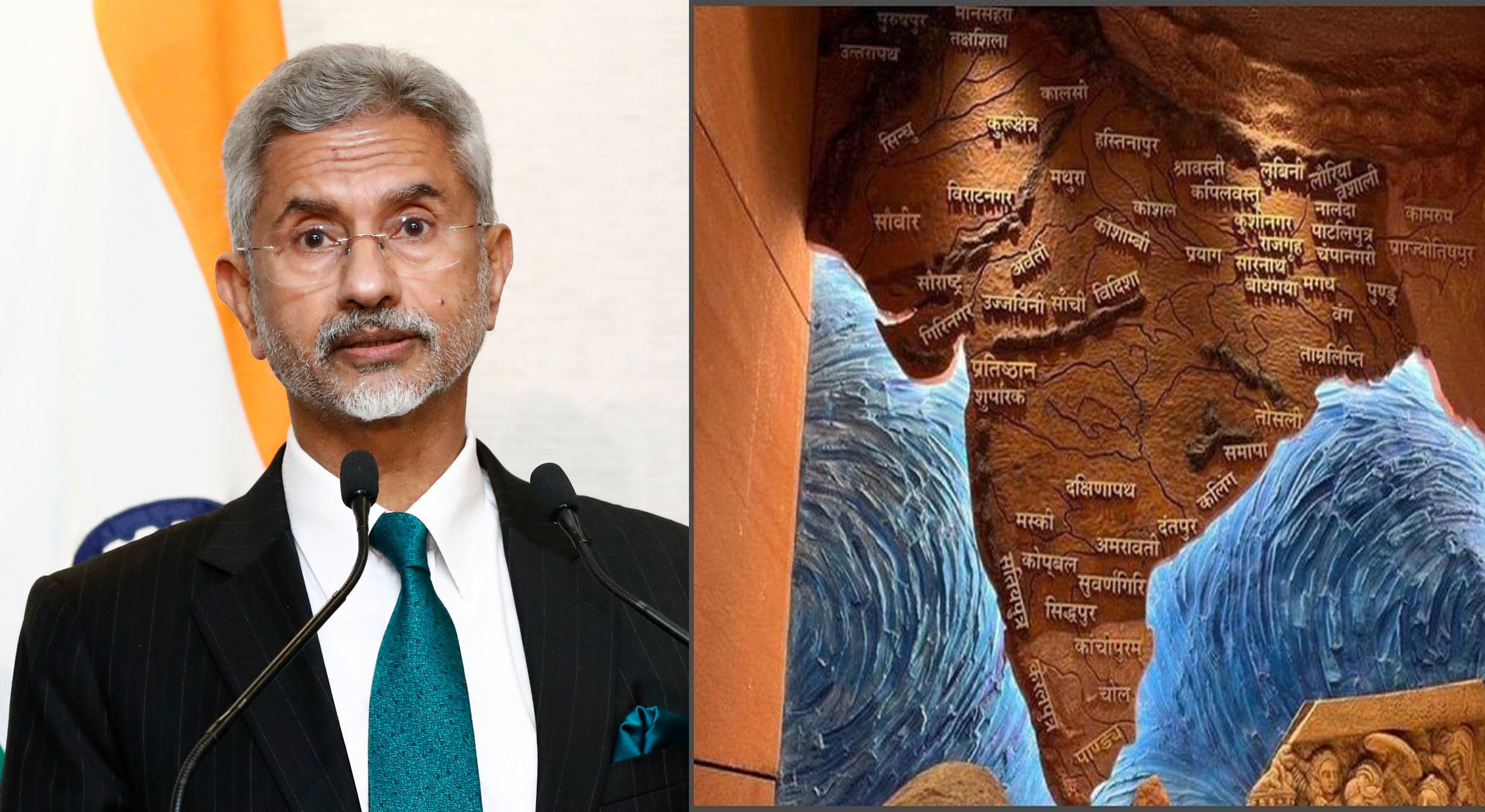 ‘अखण्ड भारत’ नक्साबारे भारतीय विदेशमन्त्रीले के भने ? 