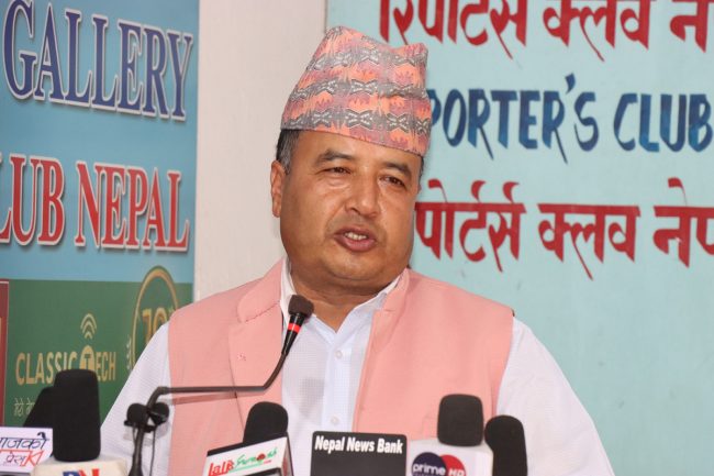 विकास र समृद्धीको भिजन र दृष्टिकोण एमालेसँग मात्रै छः महेश बस्नेत