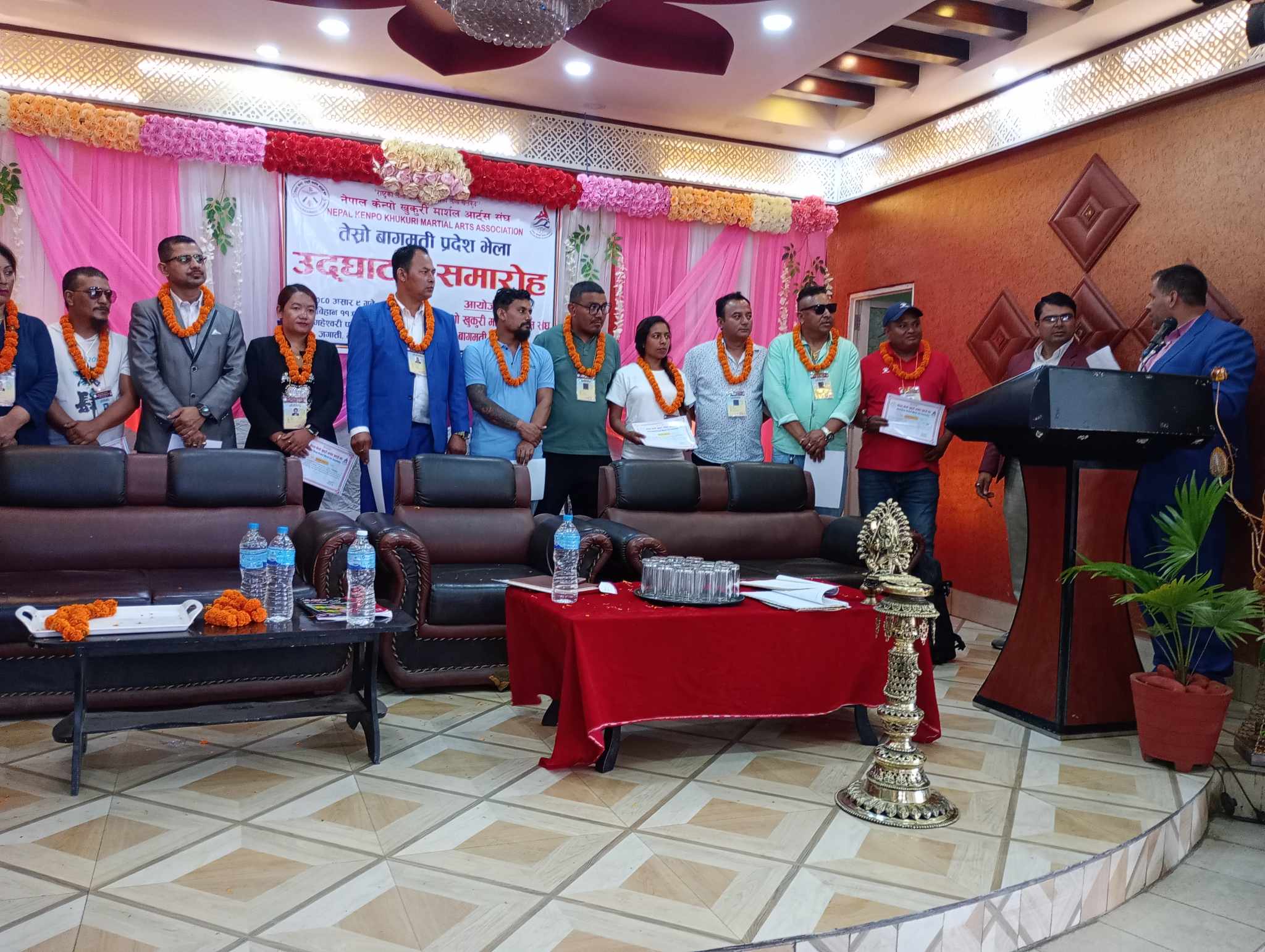 नेपाल केन्पो खुकुरी मार्शल आर्ट्स संघ बागमतीमा संगम लामा निर्वाचित