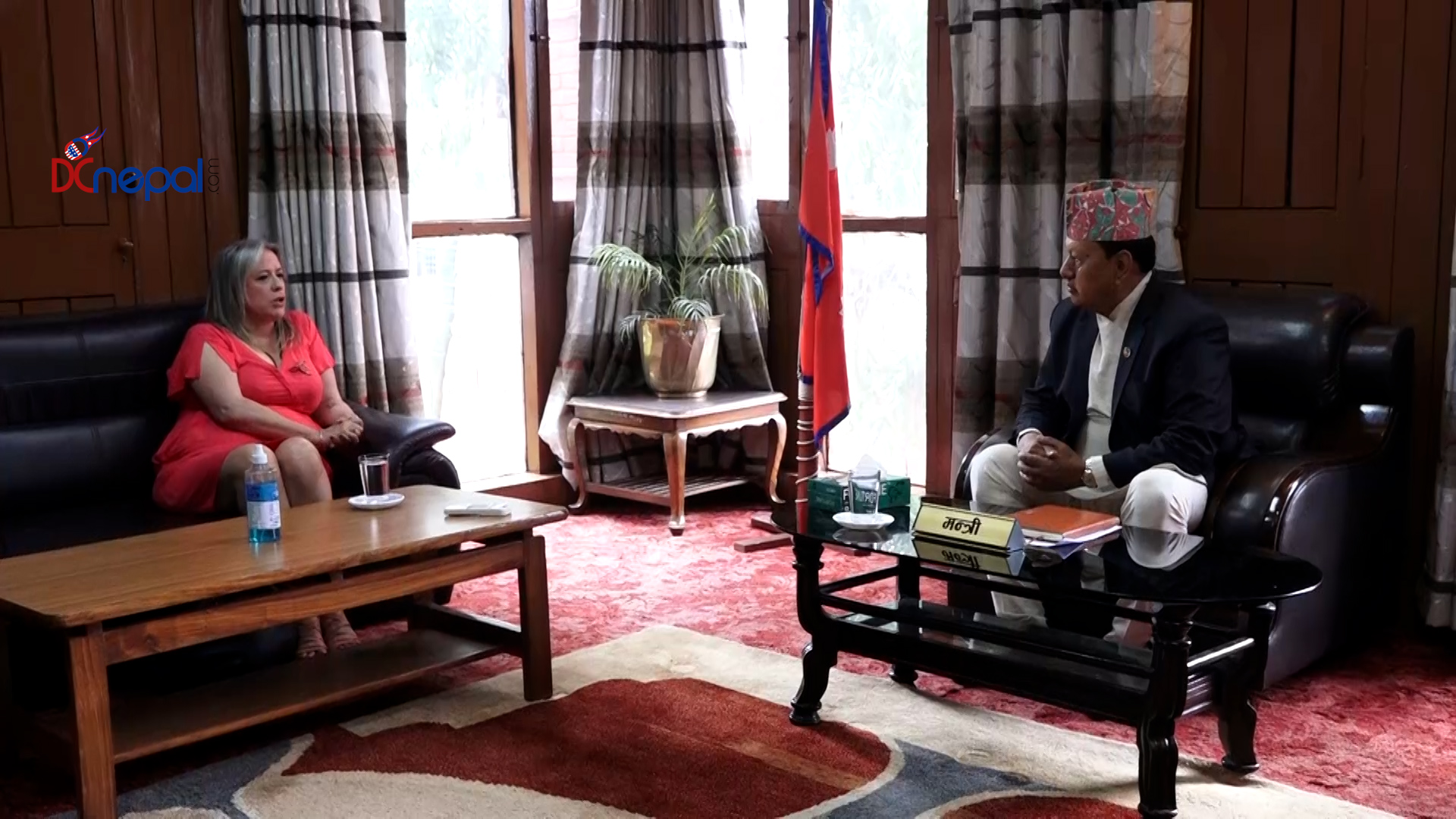 बेलायती राजदूत पिप्पा बर्ड र स्वास्थ्यमन्त्री बस्नेतबीच शिष्टाचार भेटवार्ता (भिडियोसहित)