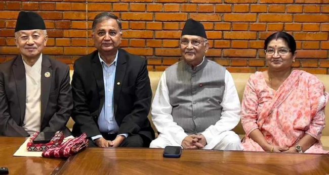 एमाले अध्यक्ष ओली कम्बोडिया प्रस्थान