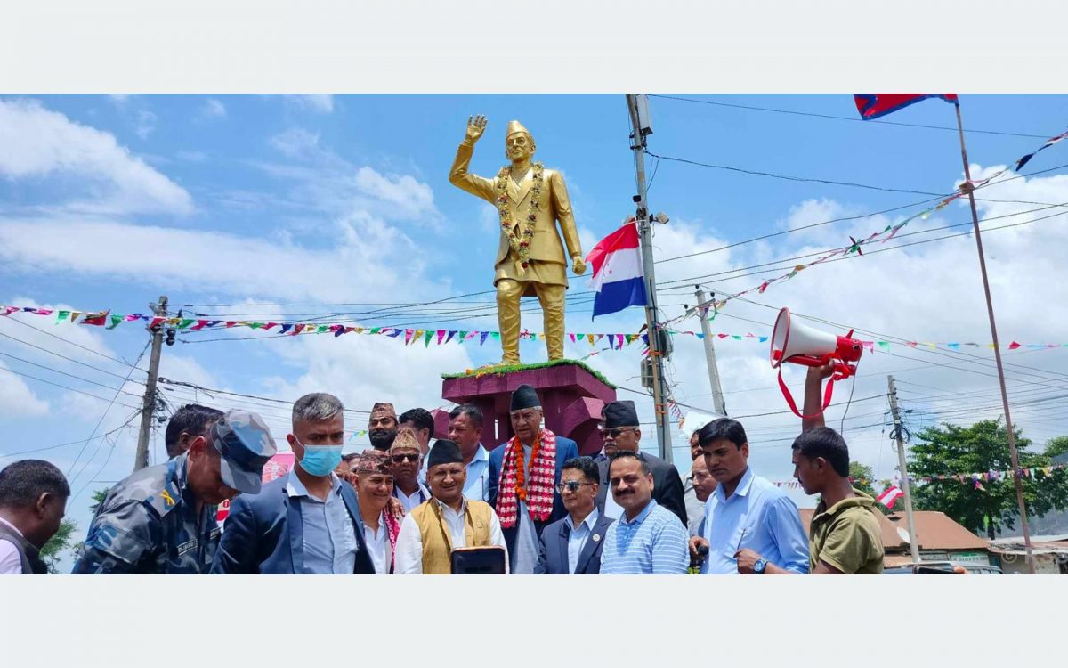 इनरुवामा बिपीको सालिक अनावरण