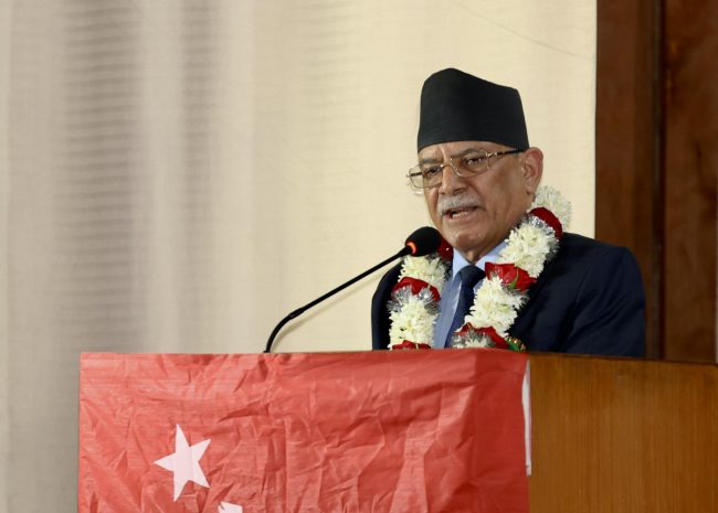 पुस्तक विमोचनमा बोलेको कुरालाई विक्षिप्त भएका विपक्षीले बबण्डर मच्चाएः प्रधानमन्त्री (भिडियाे)