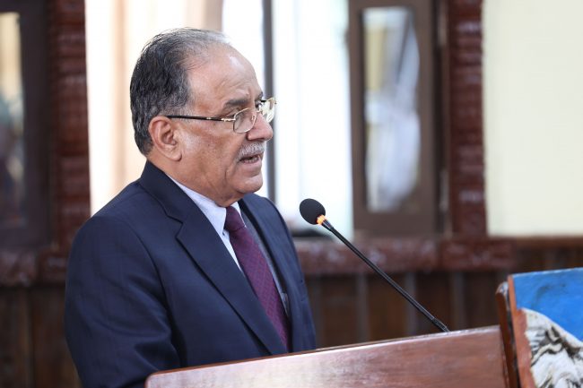 समाजवादको वैचारिक आधार निर्माणमा केन्द्रित हुन प्रधानमन्त्रीकाे आह्वान