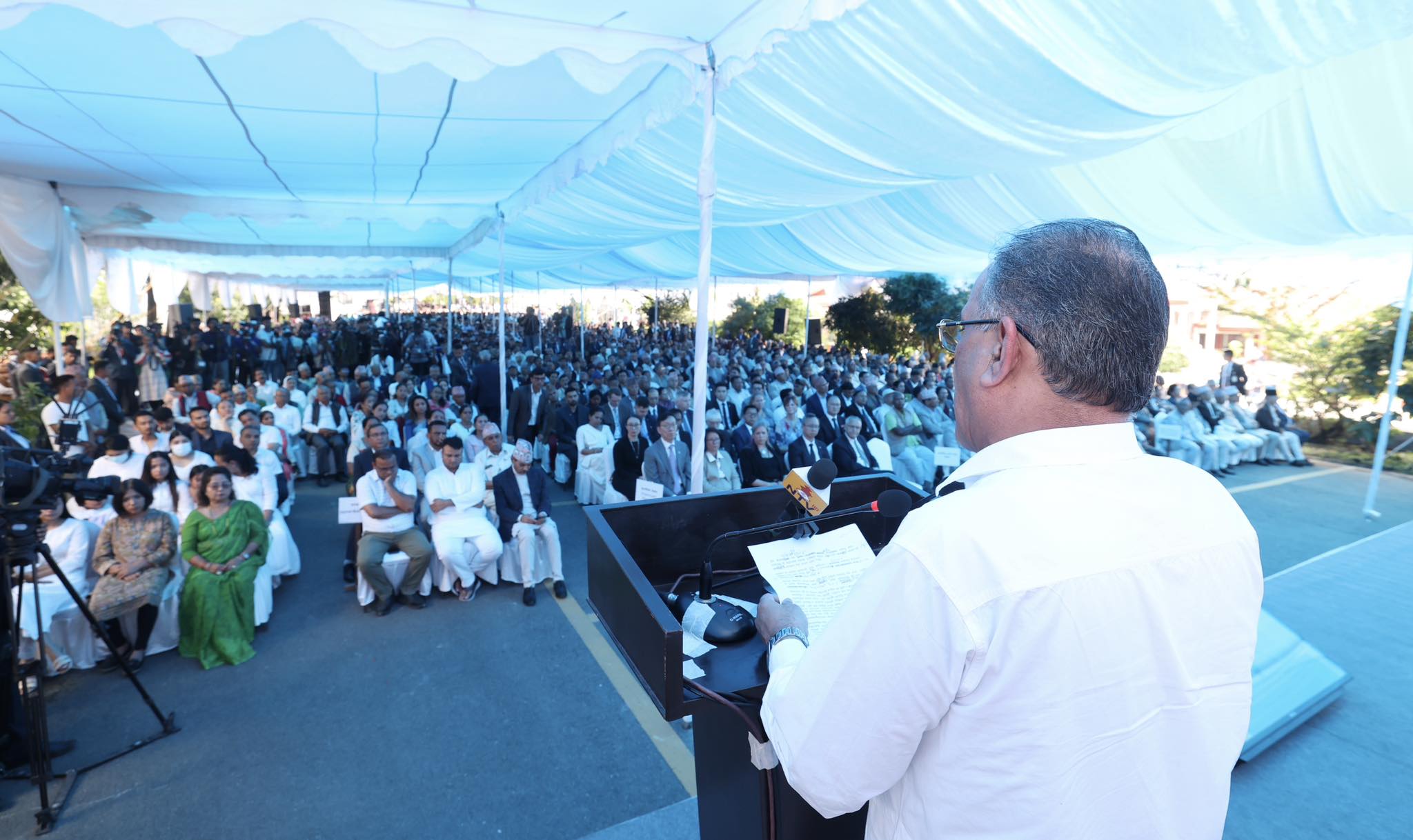 श्रद्धाञ्जली सभामा प्रधानमन्त्री प्रचण्डले भने-सीताले शान्त मृत्यु रोजिन् (फोटोफिचर)