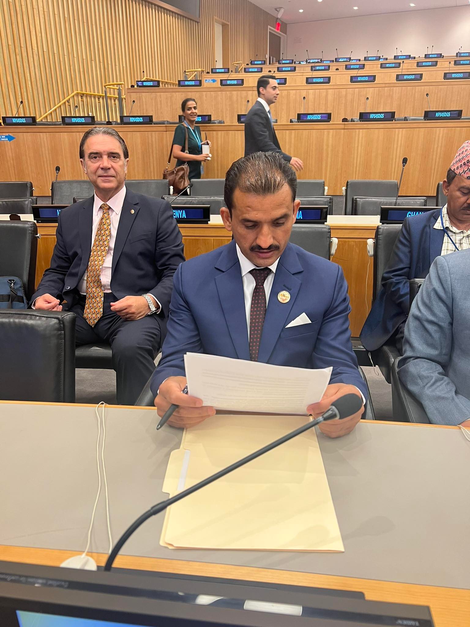 सांसद सापकोटाद्वारा राष्ट्रसंघीय राजनीतिक फोरमलाई सम्बोधन