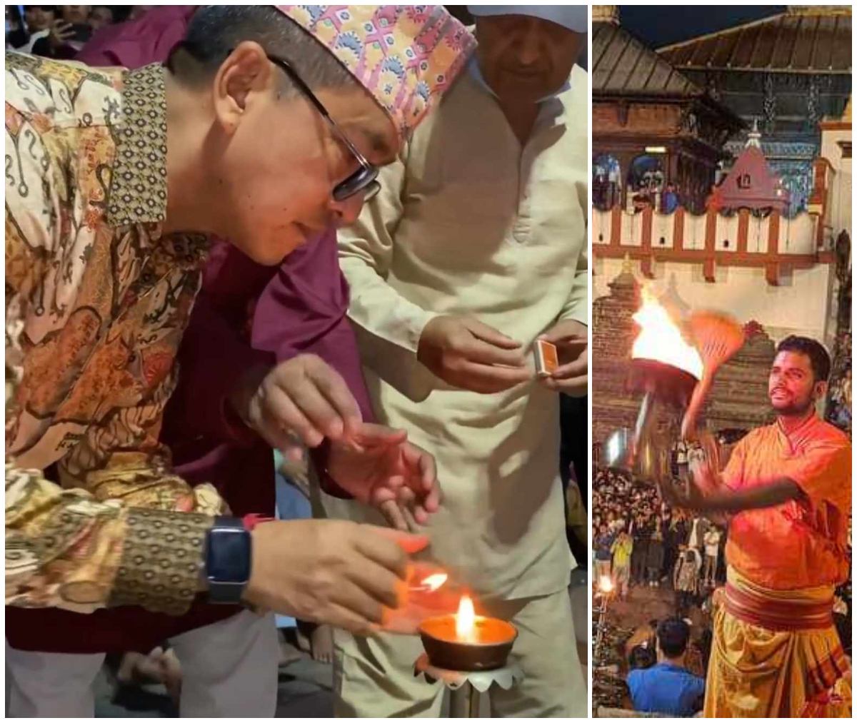 पशुपतिनाथ आरतीमा सहभागी हुँदै राप्रपा अध्यक्ष लिङ्देनले भने- हिन्दुराष्ट्र पुनःस्थापनाको संकल्प गरौं