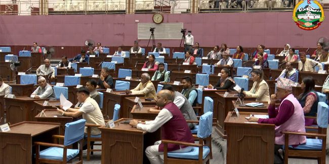 लुम्बिनी प्रदेशको बजेट बहुमतले पारित