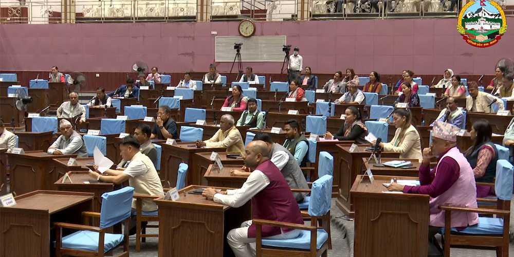 लुम्बिनी प्रदेशको बजेट बहुमतले पारित