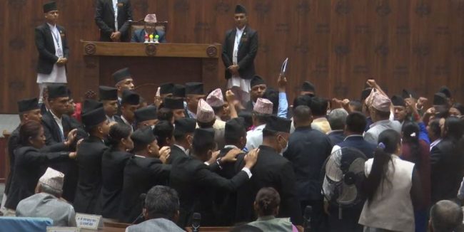 प्रतिपक्षको विरोधकाबीच लुम्बिनीमा विनियोजन विधेयक पारित