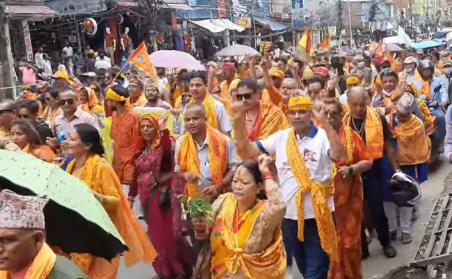 राप्रपाले आज मैतीदेवी-पशुपतिनाथ धार्मिक यात्रा गर्दै