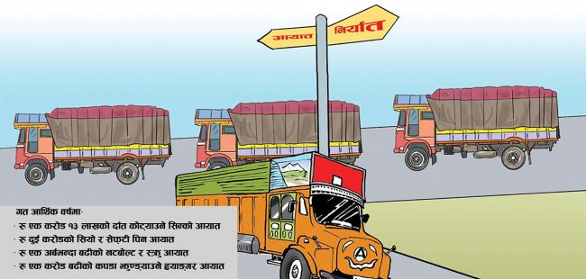 टुथपिकदेखि सियोसम्मको आयातमा बाहिरिन्छ अर्बौं रकम