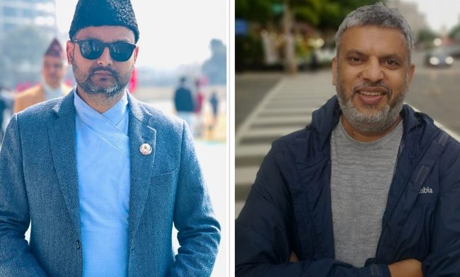 रास्वपा सांसद असिम शाह र फिल्म हलवाला भाष्कर ढुंगानाबीच जुहारी