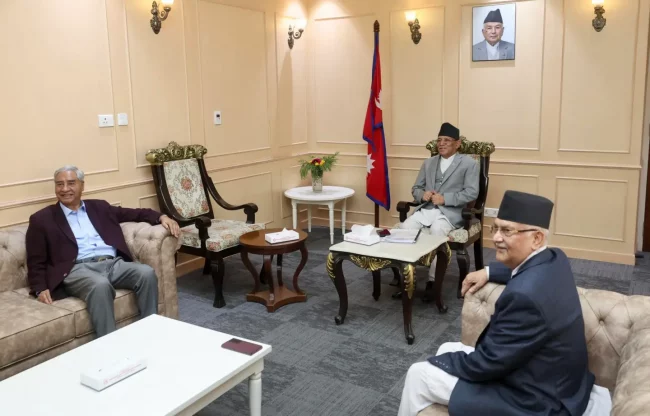 प्रधानन्यायाधीश नियुक्तिबारे शीर्ष नेताबीच छलफल