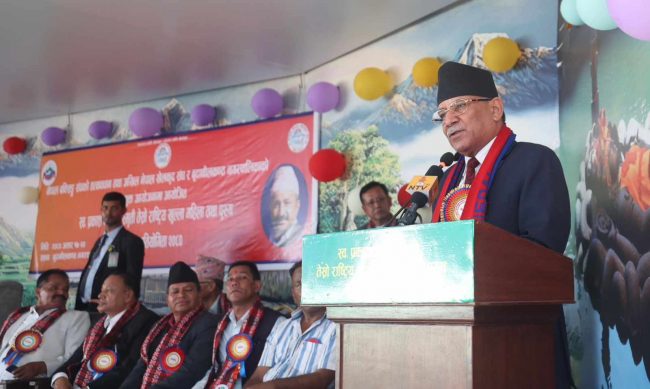 कला-साहित्य र खेलकुदलाई उच्च प्राथमिकता दिएको छुः प्रधानमन्त्री