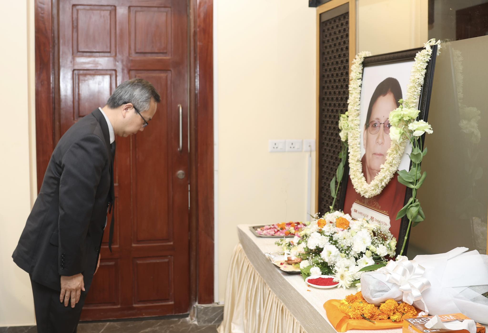 प्रधानमन्त्री जीवनसङ्गिनी सीताप्रति श्रद्धाञ्जलि अर्पण (फाेटाेफिचर)