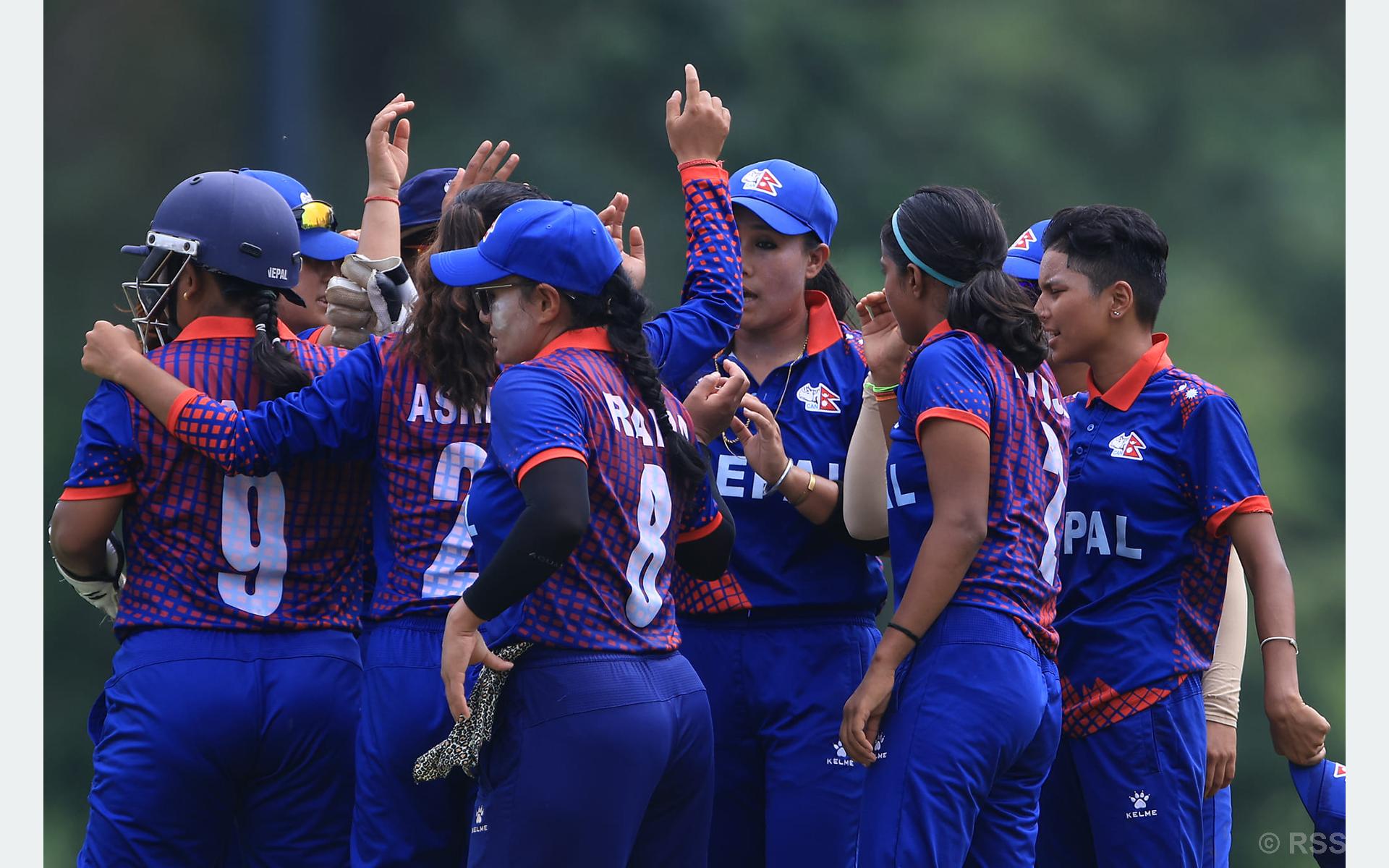 आइसीसी महिला टि–२० विश्वकप एसिया छनोटः नेपालद्वारा मलेसिया पराजित