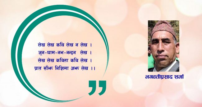 कविता : कवि लेख