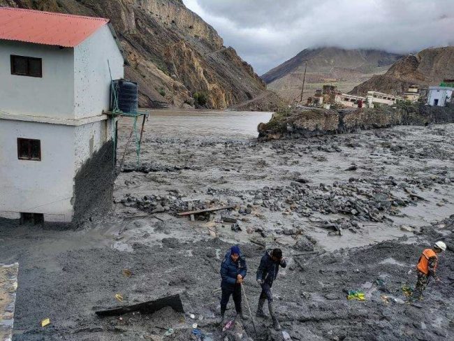 कागबेनी बाढी : करिब एक अर्ब बरबारको क्षति