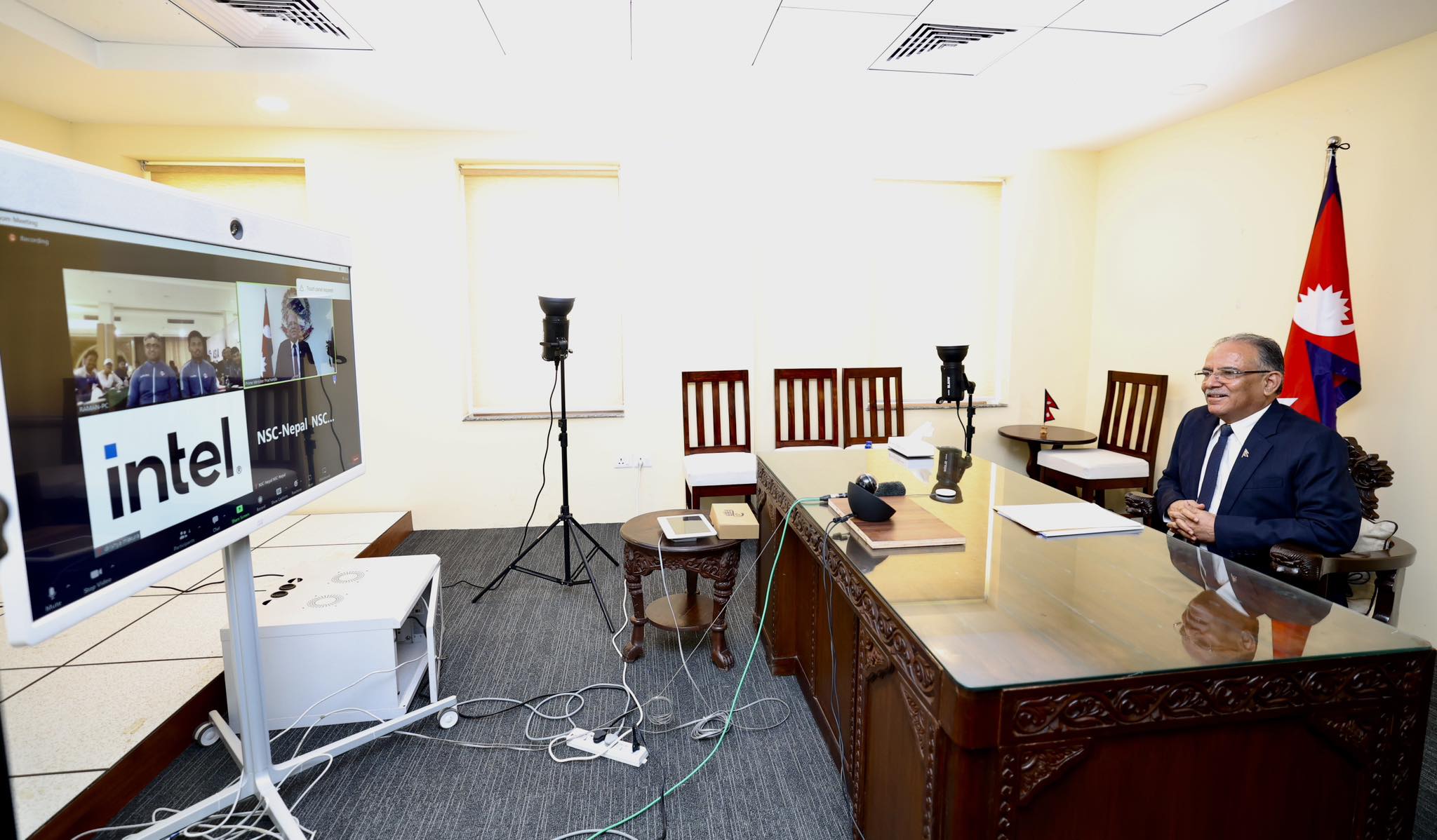 नेपाली क्रिकेट टीमलाई प्रधानमन्त्रीको शुभकामना