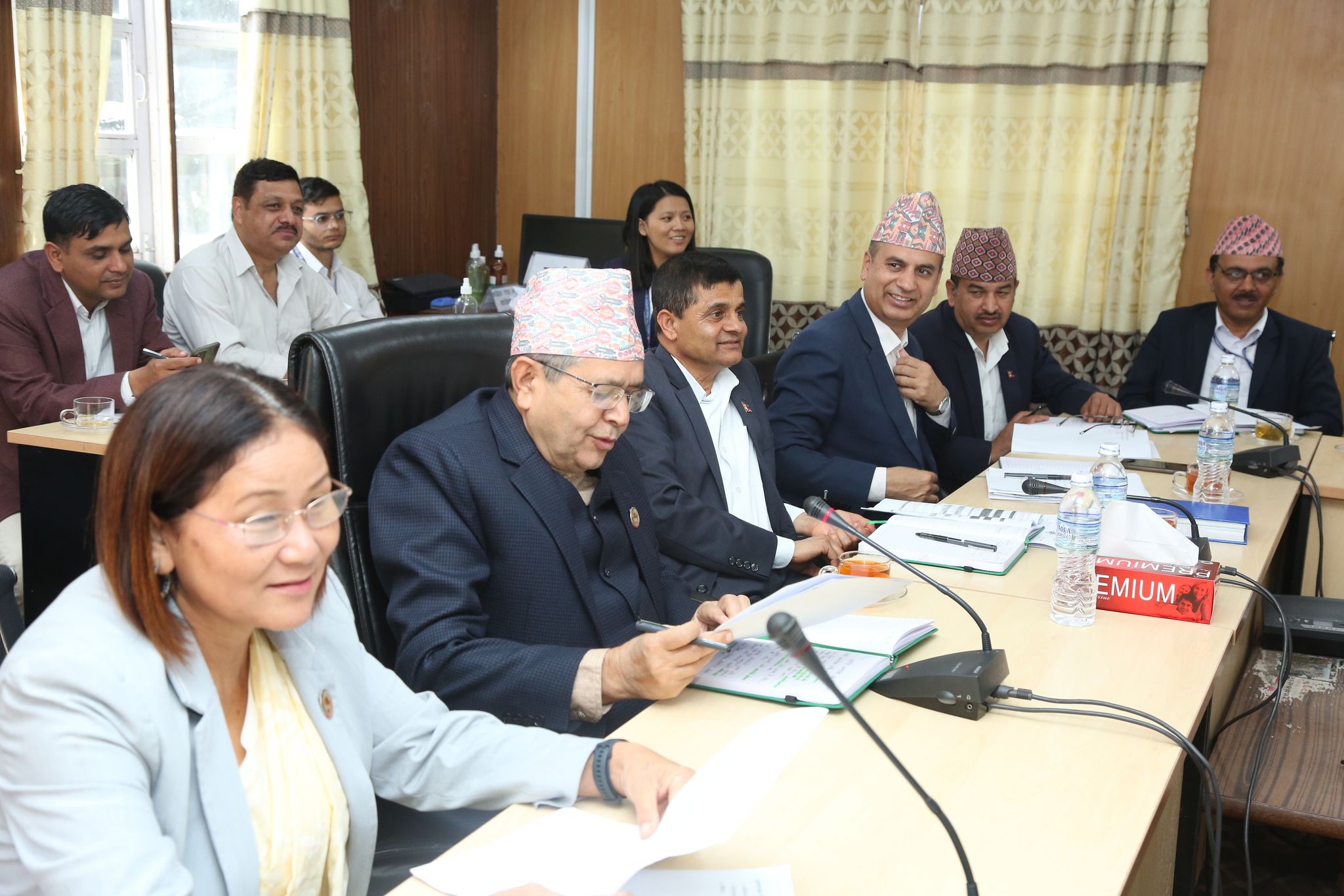 सभामुख घिमिरे र संसदीय समितिका सभापतिहरुबीच छलफल