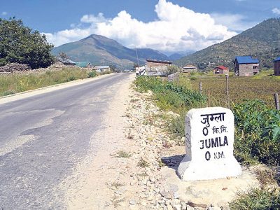 कर्णाली राजमार्गका १६ वटा रुग्ण ठेक्का तोडिए