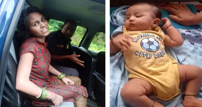 बेवारिसे फेला परेकी भारतीय महिला र शिुशुलाई प्रहरीले आफन्तको जिम्मा लगायो