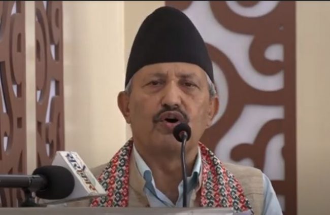 सरकारले गरेको कामलाई सफल बनाउन सबैले साथ दिनुपर्छः गिरिराजमणी पोखरेल