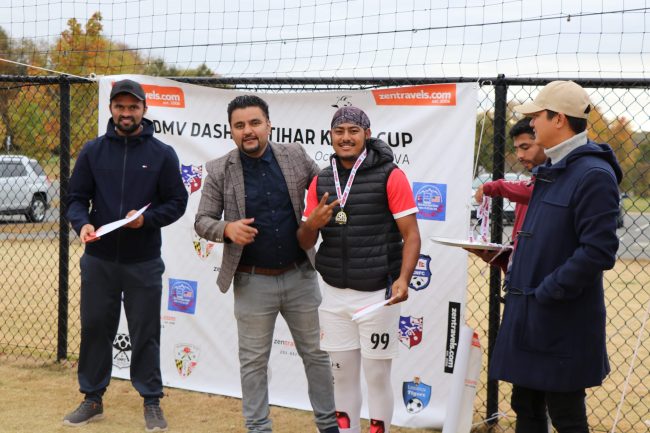 भर्जिनियामा दशैं तिहार फुटबल प्रतियोगिता हुँदै