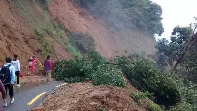 पहिरोले कालीगण्डकी कोरिडोर अवरुद्ध
