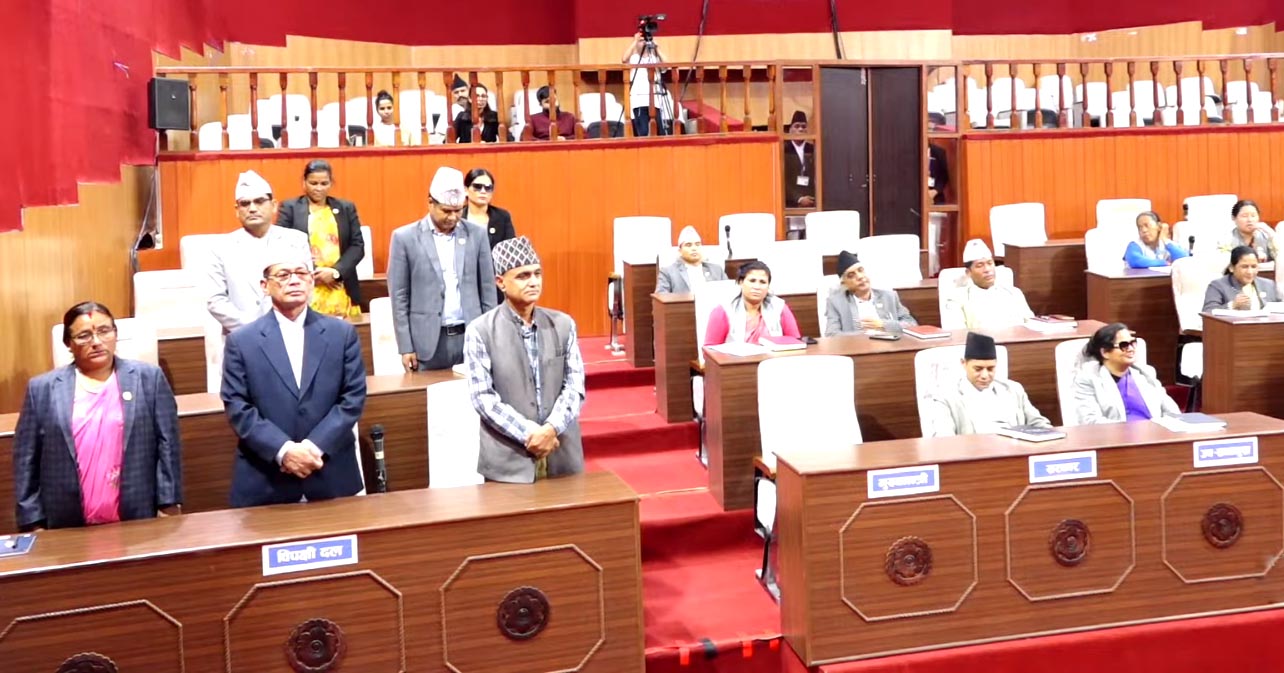 मुख्यमन्त्रीको जवाफ नआएपछि एमालेद्वारा कर्णालीमा प्रदेशसभा बैठक अवरुद्ध