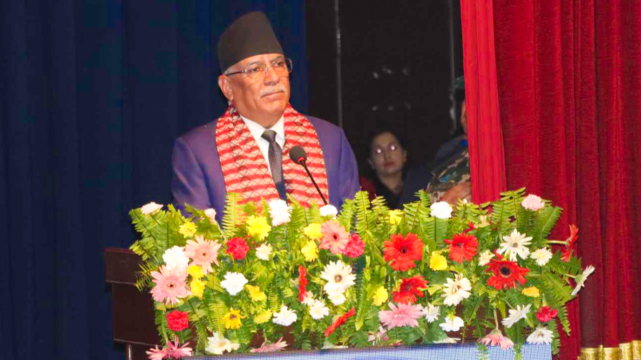 विकासका कार्यमा राजनीति नगरौंः प्रधानमन्त्री दाहाल