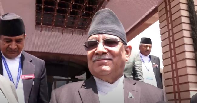 गुटेरेसको भ्रमणको बेला केही नेताले शान्ति प्रक्रियाबारे देश विभाजनमा रहेको देखाउनु दुर्भाग्य : प्रधानमन्त्री