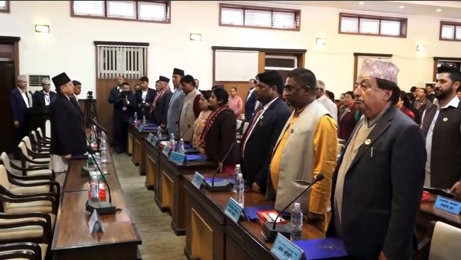 प्रतिनिधिसभाअन्तर्गतका १० वटै समितिका सभापतिले लिए सपथ