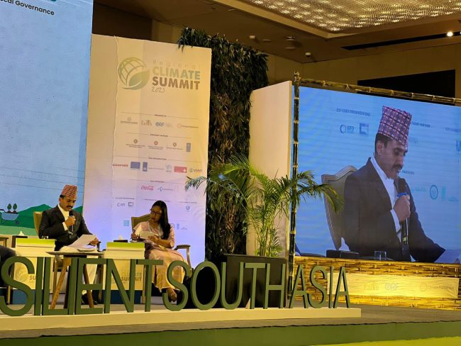 सांसद सापकोटा बंगलादेशको ढाकामा जारी ‘रिजनल क्लाइमेट समिट’मा सहभागी