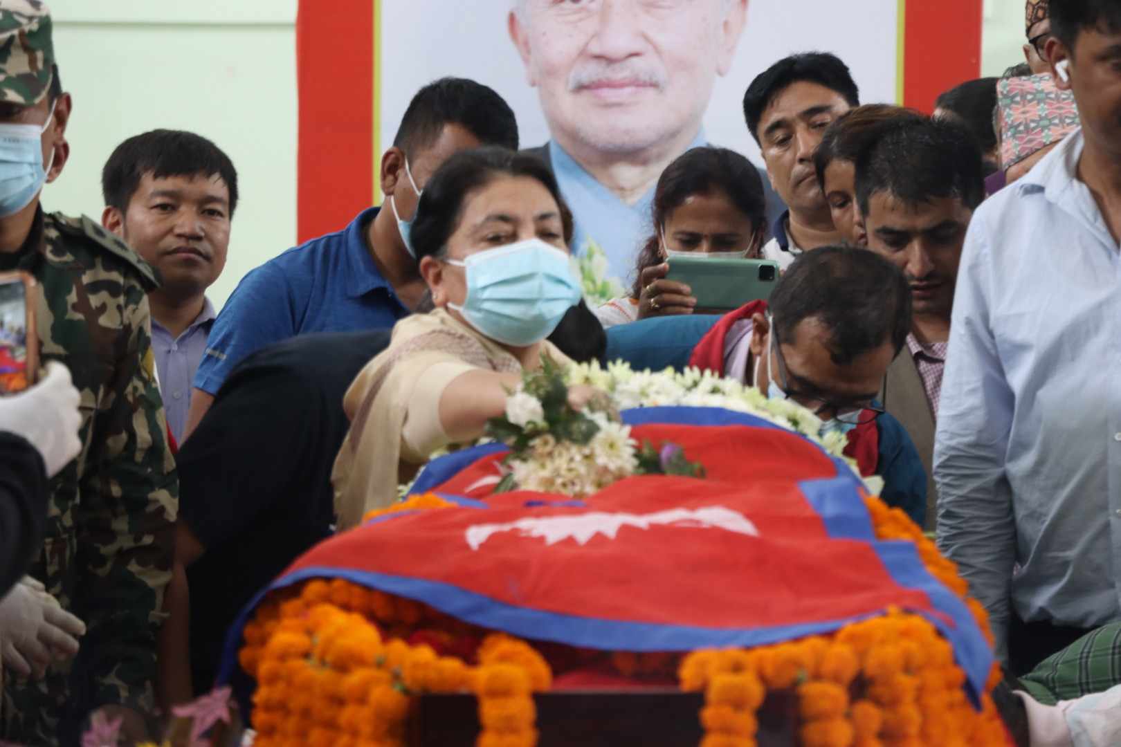 बालुवाटारस्थित घर लगियो नेम्वाङको पार्थिव शरीर