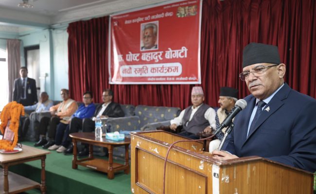 नेपालको शान्तिप्रक्रिया टुंग्याउन अन्तर्राष्ट्रिय समूदायसंग अपिल गर्छुः प्रधानमन्त्री दाहाल